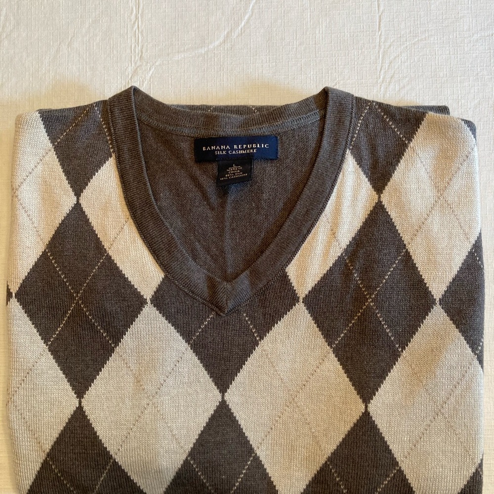 Men’s Argyle Sweater